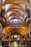 Tony, on the right, taking a shot of the Black Madonna