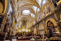 Montserrat Basilica interior