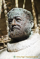 Closeup of Hemingway