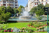 Pamplona fountain