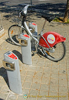 One of the Sevici bikes