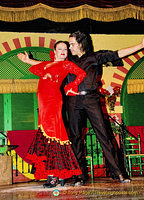 The stars flamenco dancers at Palacio Andaluz