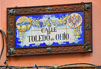 Calle de Toledo de Ohio - Toledo has been twin city with Toledo Ohio since 1931.