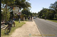 There's just one main road running round Moorea, Tahiti