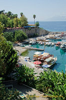 View of Antalya Yacht Harbour
