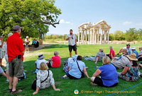 A lecture on Aphrodisias in front of the Tetrapylon