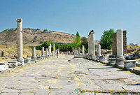 The Sacred Way with view towards Pergamum