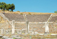 The 3,500 seat Roman theatre at Asklepieion