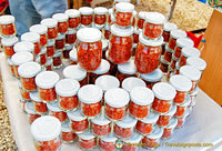 Jars of saffron which this region seem to have quantities of