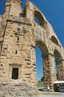 Roman aqueduct in Aspendos