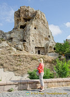 One of the many rock-cut churches