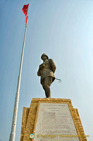 The Atatürk Anıtı (Memorial) at Conkbayiri, Gallipoli
