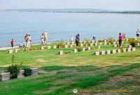 Graves on the Gallipoli peninsula