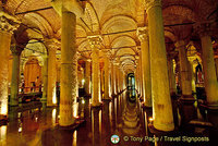 Basilica Cistern is also known as Yerebatan Sarayi or the Sunken Palace