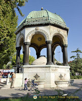 Fountain of Kaiser Wilhelm II - the dome was gifted by Wilhem II in 1898