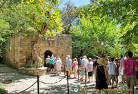 Visitors lining up to visit Virgin Mary House