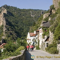 Dürnstein | Danube River cruise (2313 visits) Leaving the Durnstein village Dürnstein | Danube River cruise