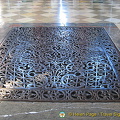 Grate in floor allows heating from kitchen to heat this room[Marble Hall - Melk Benedictine Abbey - Melk - Austria]