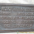 Plaque of the Kolomanibrunnen