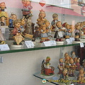 Porcelain figurines in this Melk shop