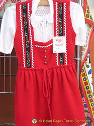 Austrian folk costume - Melk shopping