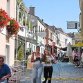 Main street of Melk village