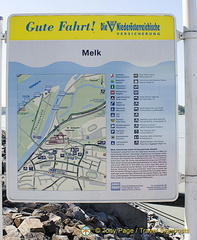 Town map of Melk