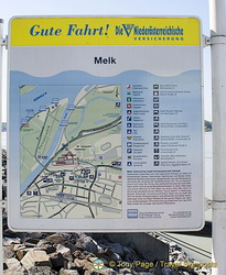 Town map of Melk