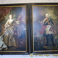 Portraits of Maria Theresa, Queen of Hungary and her husband