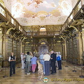 After the church, the Library is the second most important room in the Benedictine Abbey