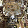 Johann Michael Rottmayr did the frescoes & altar paintings