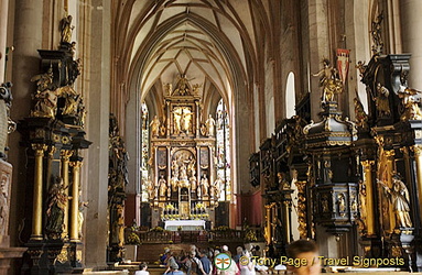 Inside Mondsee Cathedral 
