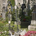 One of the special attractions of St. Peter's cemetery are the 'catacombs' hewn out of the Mönchsberg rock