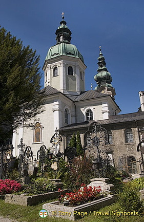 St Peter's cemetery is the resting place of many of Salzburg's dignitaries, artists, scholars and merchants