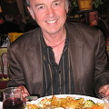 Tony and his fish meal