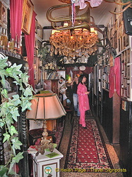A most decorated hallway of the Marchfelderhof Restaurant 