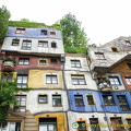 Colourful Hundertwasser apartments 