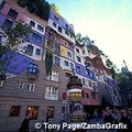 Hundertwasserhaus - nothing about these blocks are straight 