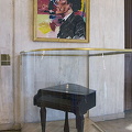 This portrait of Mahler by R.B. Kitaj hangs in the area where Mahler once worked
