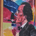 Painting of Mahler in the Gustav Mahler Hall