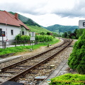 Railway track through Weissenkirchen