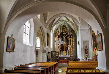 Interior of Weissenkirchen 'white church'