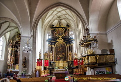 Main altar of Weissenkirchen white church