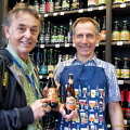 Tony with Jan, owner of Abbey No. 8