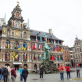 Antwerp City Hall and Guild houses on Grote Markt