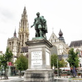 Statue of Rubens on Groenplaats