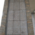 The ten panels on the inner wall explain the progression of the battle