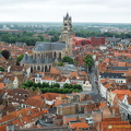 Aerial view of Bruges