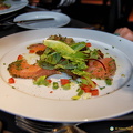 Salmon carpaccio at Cafedraal