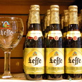 Leffe beer and the Leffe beer glass